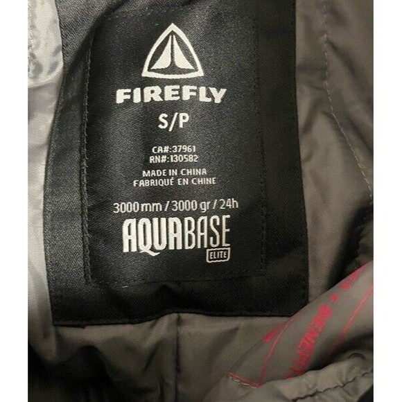 Firefly Aquabase Elite Winter Snow Black Insulated Pants with Suspenders SMALL - Picture 8 of 13
